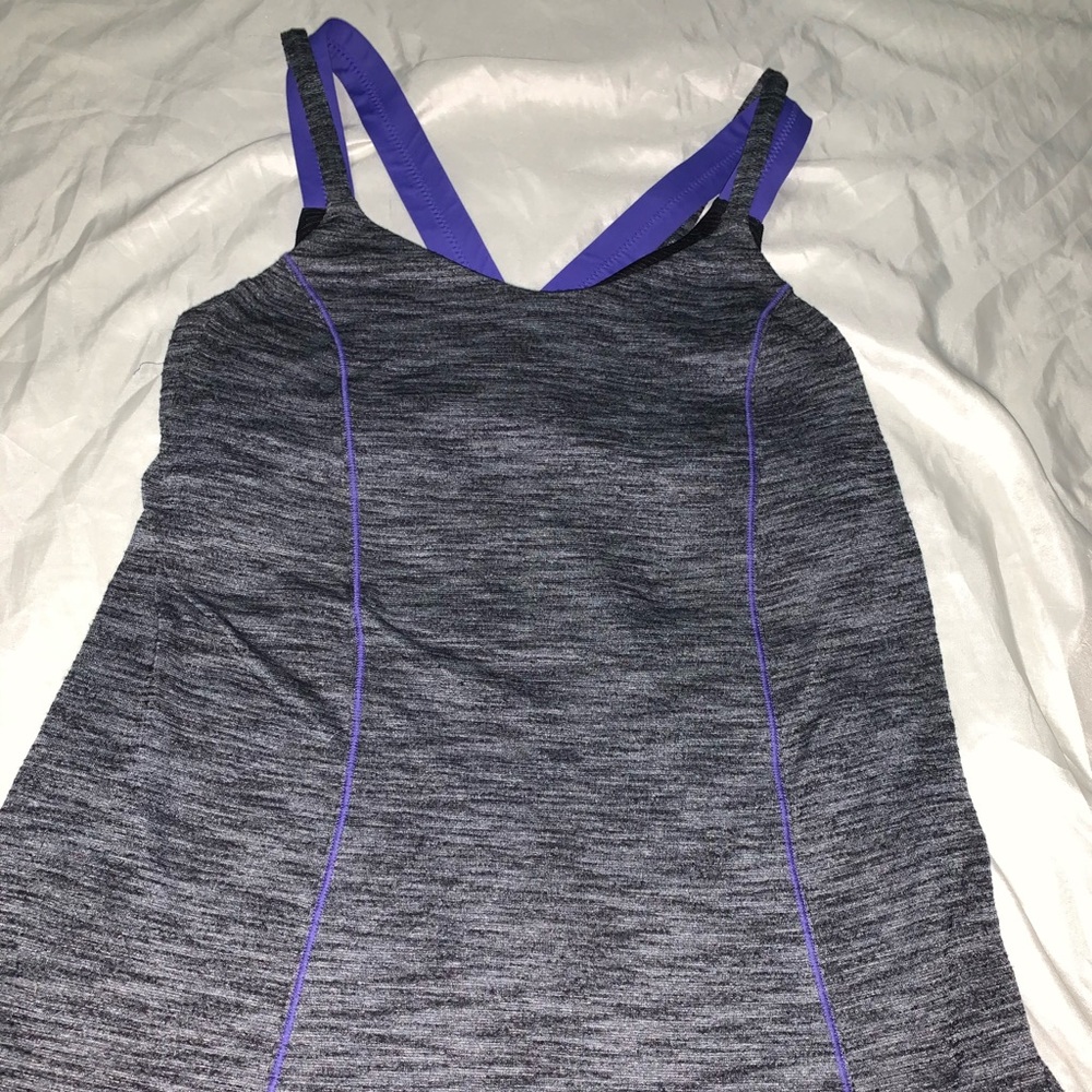 Lululemon Criss-Cross Built-in Sports Bra Tank